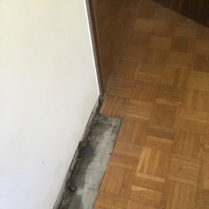 Absackung Fundamenten