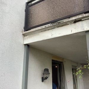 Absackung Fussbodens