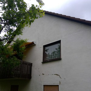 Haus risse reparieren