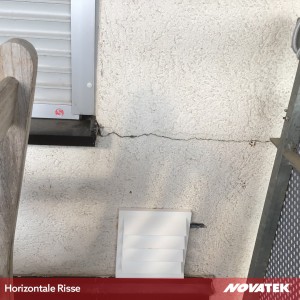 Horizontale Risse