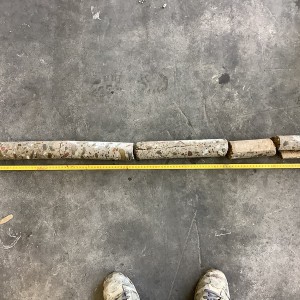 Industrieboden abgesenkt