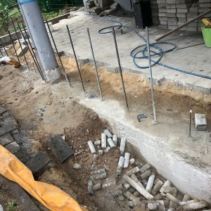 Mikropfähle für Gründungen