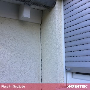 Risse im Gebäude