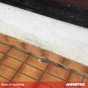 Risse im Gebäude