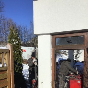 Anhebung der Fundamente