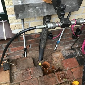 Anhebung der Fundamente